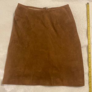 Caramel Colored Suede Mini